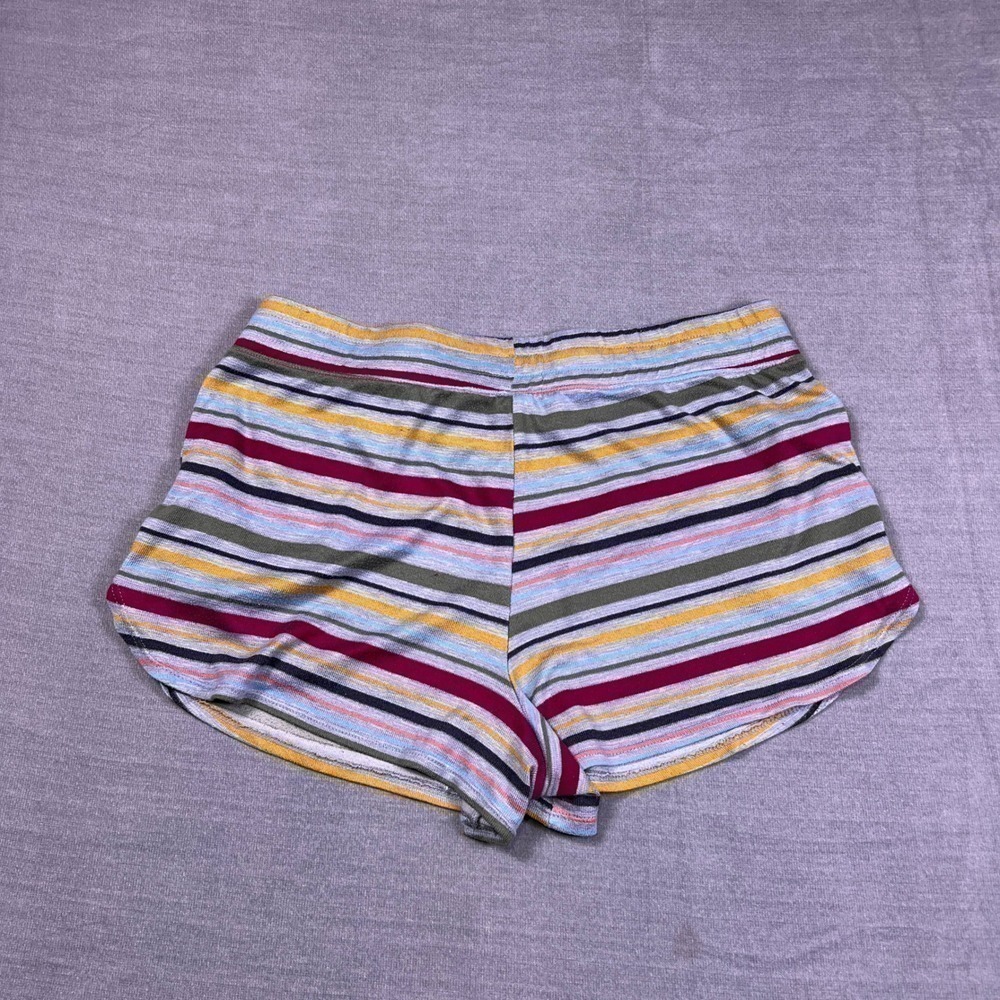 Secret Treasures Striped‎ Elastic Waist Mid Rise Pajama Shorts Juniors Large